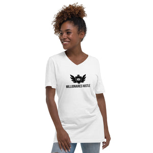 Unisex Short Sleeve V-Neck T-Shirt